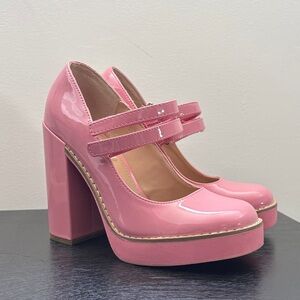 Steve Madden Pink Patent Leather Heels